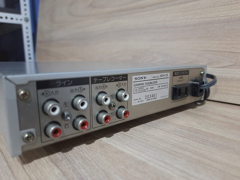 Sony 9-Band mini Audio Equaliser SEH-22, home Studio audio mixer  