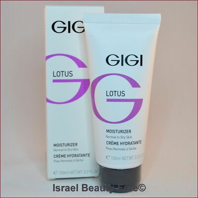Gigi Lotus Moisturizer for Normal to Dry Skin Vitamins E&A, Lotus Essence 100ml