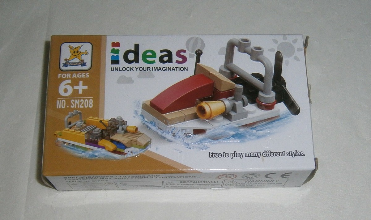 New in Box Starmerry Sealed Swamp Boat Building Blocks Brickset No