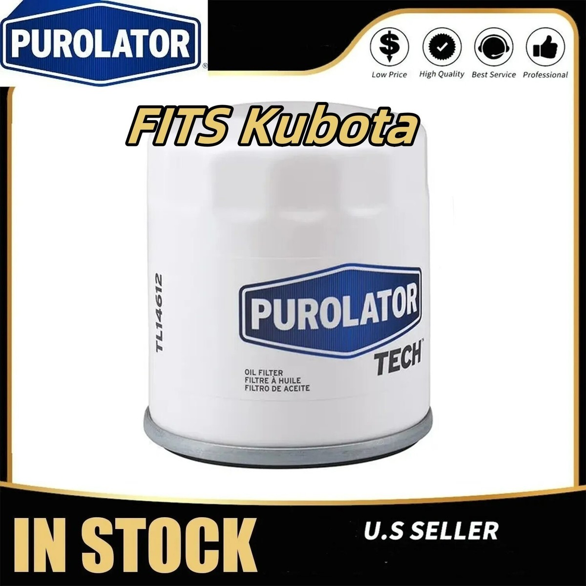 New Oil Filter FITS Kubota ZD1211 ZD1211 ZD25 ZD28 ZD326