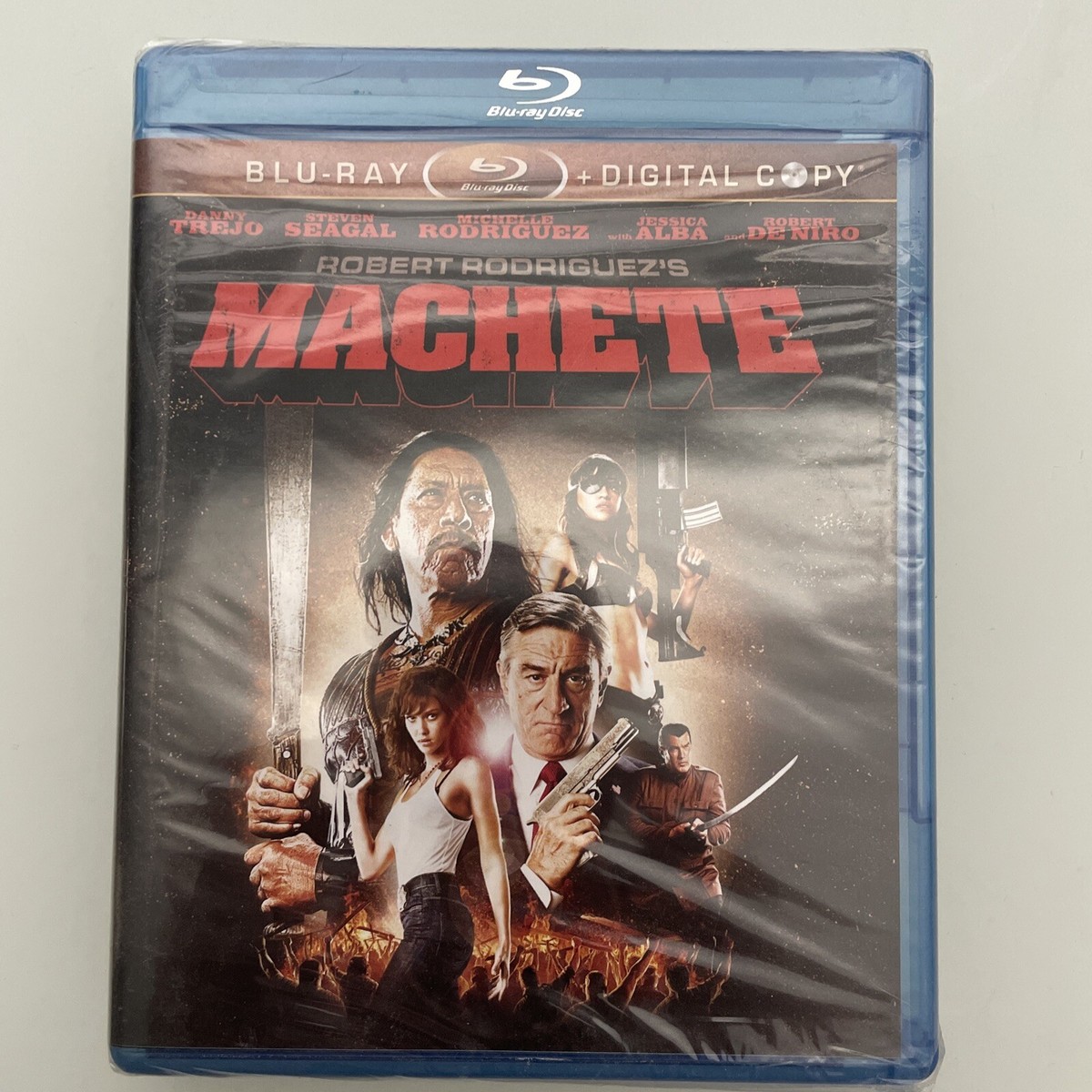 Machete- Blu-Ray Danny Trejo [No Digital Codes] NEW SEALED