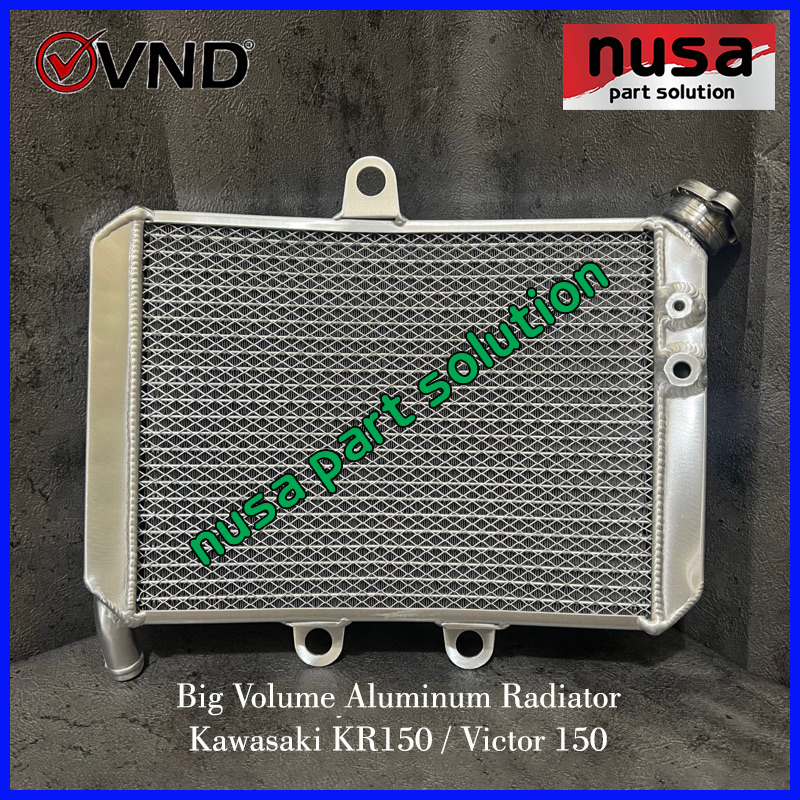 Kawasaki KR150 KR-150 Alumunium Radiator (Curve Model) VND Racing