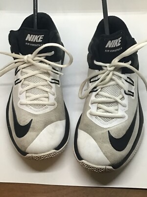 Nike Air Versatile 2 Mid Basketball Shoes Men's Size 8.5 White/Black
