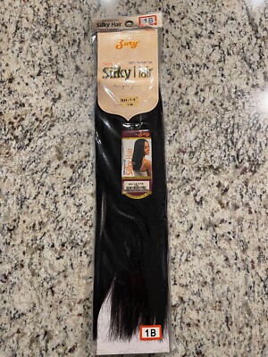 2 PACKS Zury 100% Human Hair  Weaving Silky 14 inch color #1B