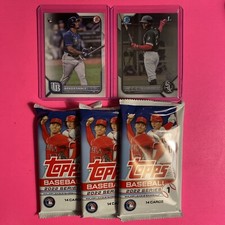 ☀️⭐️Wander Franco Bowman RC Elijah Tatis 1st Bowman Chrome RC 3 Topps ‘22 Packs