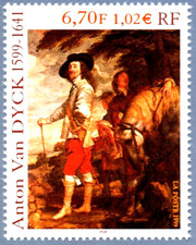 TIMBRE France 1999 N° 3289 ** (  Anton Van Dyck 1599-1641  ) TBE