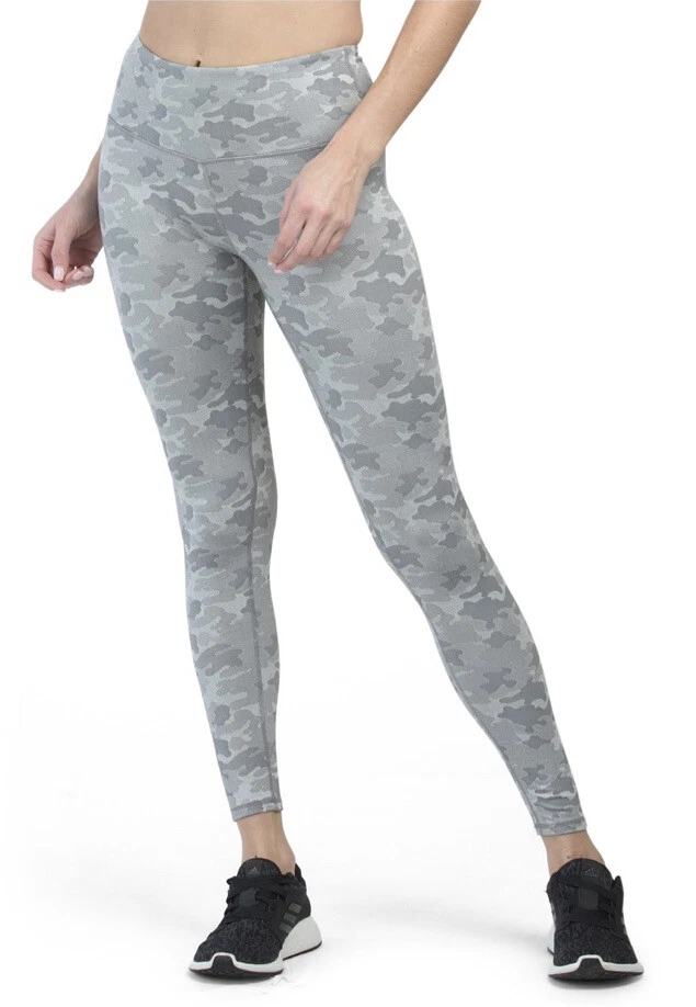 Kyodan Run Herringbone Jacquard Warm Legging with Pockets Grey X