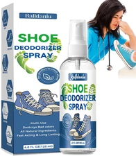 Shoe Deodorizer Spray, Natural Deodorant Spray for Men and Women, Extra Strength