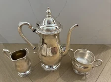 Vintage 1972 Camille Silver Plate Coffee Pot By International Silver Company...