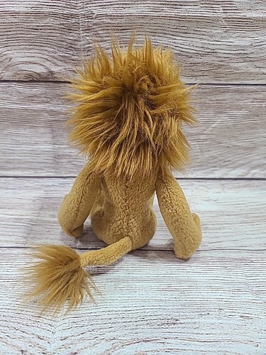 Ty Madagascar Plush Alex Lion Bean Bag Stuffed Animal Toy Brown 6" 2008 - Picture 4 of 6