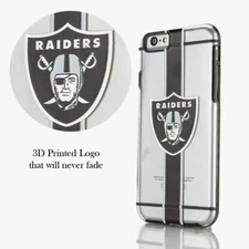 FOCO NFL Las Vegas Raiders Hydro Clear Case For iPhone 6 & 6s (4.7")