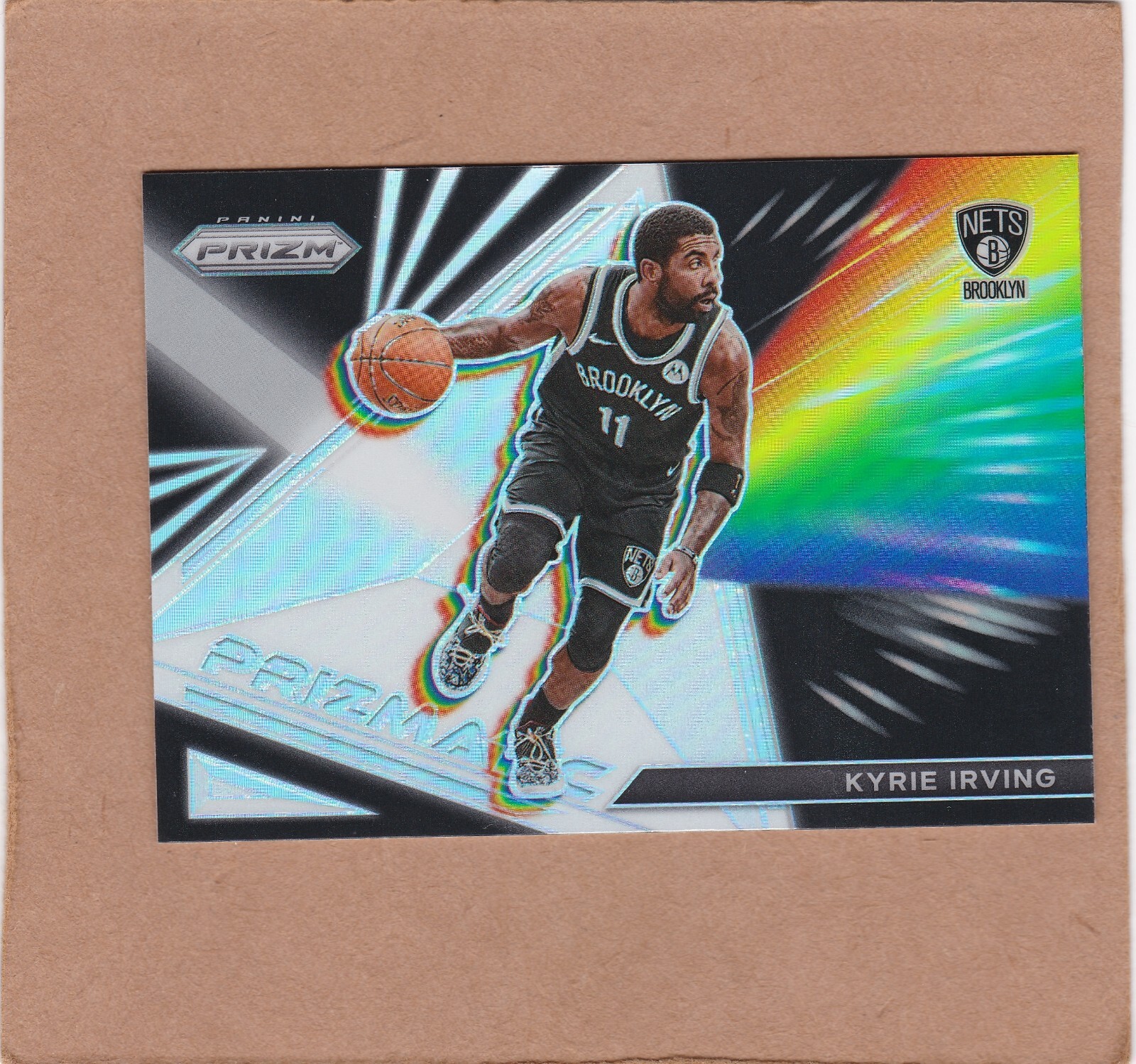 2021-22 Panini Prizm - Prizmatic Silver Prizm #15 Kyrie Irving....NM