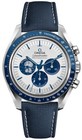 Omega Speedmaster Chronograph White Blue Dial Limited Snoopy Award Men's Watch