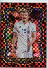 2017-18 Panini Select Mezzanine RED CHECKERBOARD #158 Jon Dadi Bodvarsson