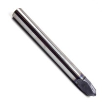 NIAGARA 76698  Carbide Ball End Mill  7/16" Diameter 2-Flute AlTiN