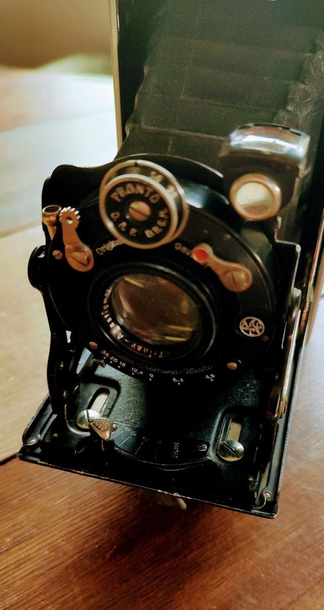 Welta Perle Luxus Folding Camera (c1930) 1:4.5 F=10.5cm Lens | eBay
