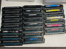 Set of 22 Empty Toner Cartridges HP CF210X CF211A CF212A CF213A