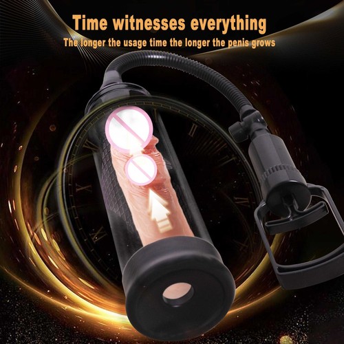 Penis Enlarger Extender Pump 7.5 INCH Penis Pump Clear Male Vacuum Draw Handle - Picture 17 of 24