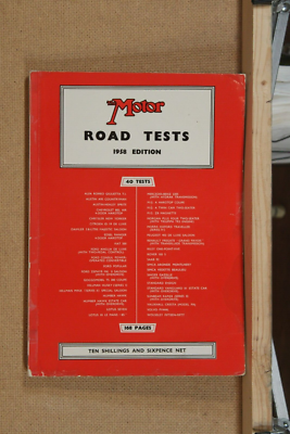 THE MOTOR-1958 ROAD TEST ANNUAL | eBay