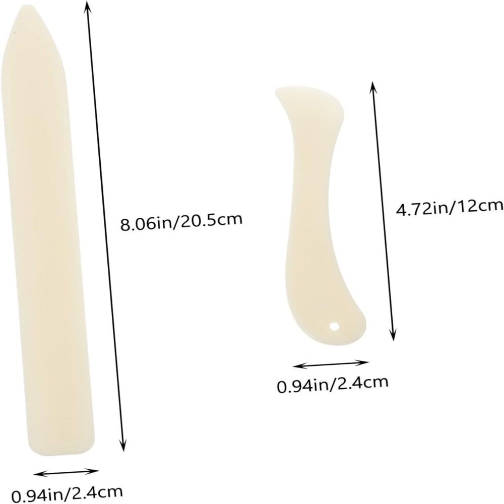 Piegatore In Osso Per Cartoncino - Per Scrapbooking, Origami, Legatoria, 15 Cm - Foto 7