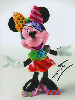 Romero Britto Autogramm signed 20x30 cm Bild