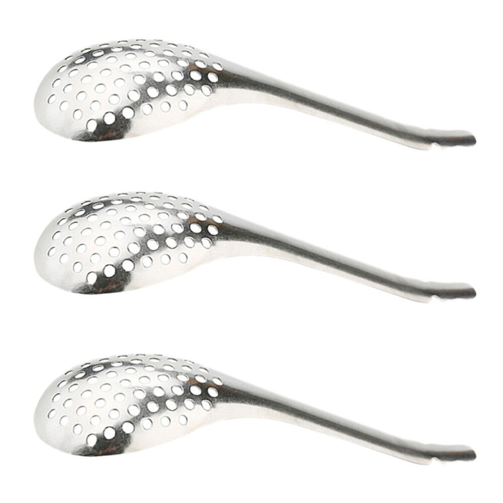 Caviar Spoons Stainless Steel Colander Catering Spoon Stainless Steel Strainers