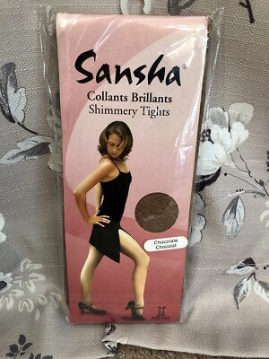 Sansha T92 Chocolate Shimmery Tights Adult Small