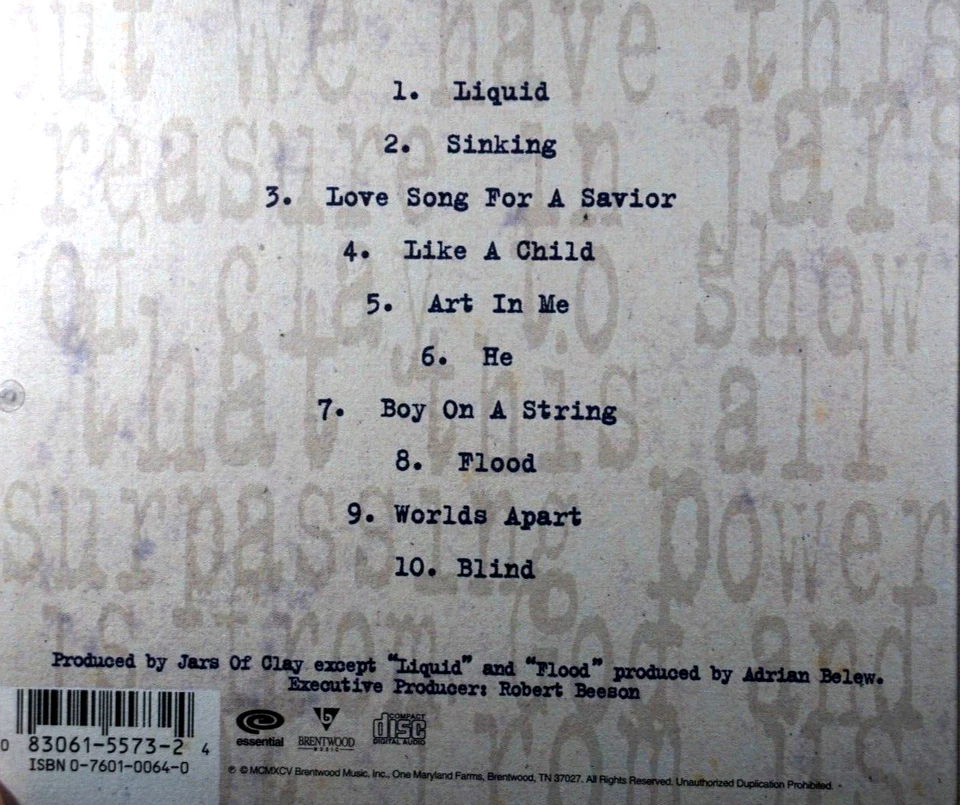 Jars Of Clay - CD, VG - Image 2 of 2