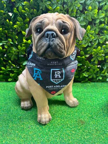 PORT ADELAIDE POWER AFL Football Dog Collar, Lead, Doggy 'dana, Harness; FUNKY - Picture 24 of 32