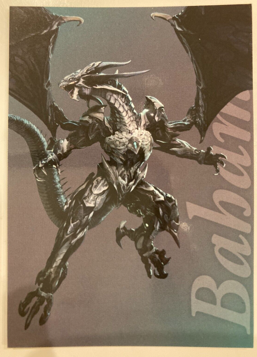Final Fantasy VII 7 Anniversary Art Museum Card Bahamut 1-040