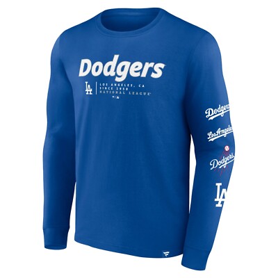 MLB Los Angeles Dodgers Langarm Shirt Fundamental Biblend Strike Long Sleeve