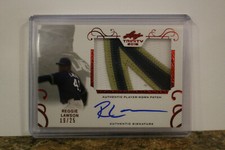 REGGIE LAWSON 2016 LEAF TRINITY JERSEY AUTOGRAPH GREAT PATCH #19/25 PADRES RC