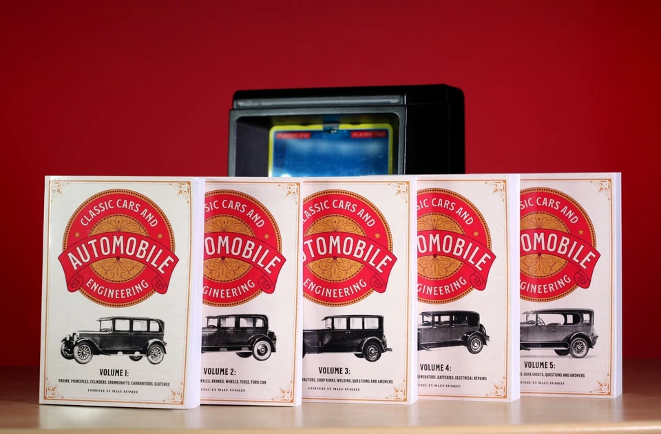 Classic Cars and Automobile Engineering Volumes 1-5 COMPLETE SET *NEW* - Image 3 of 4