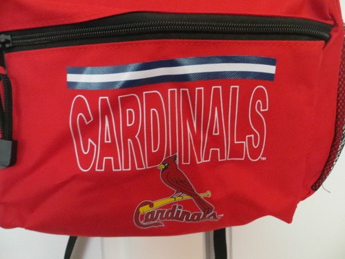 NUEVO BOLSO LIBRO MOCHILA ST. LOUIS CARDINALS TAMAÑO COMPLETO 16" LICENCIA OFICIAL MLB - Imagen 2 de 6