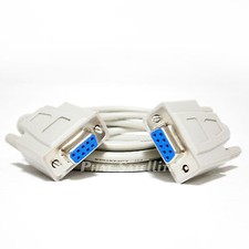 6 ft Null Serial Cable FTA Receiver data transfer SonicView Neusat Viewsat 9-pin