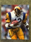 Rams Greg Bell signed 8x10 W/COA