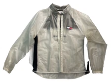 Tommy Hilfiger Vintage Jacket Windbreaker Clear Translucent Size M