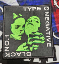 EMBROIDERED TYPE O NEGATIVE BLACK NO. 1 PATCH Please Read Ad