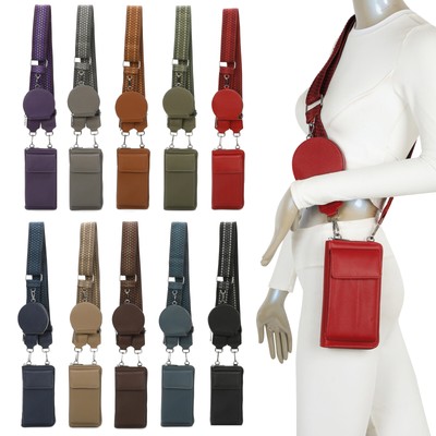 Handytasche zum Umhängen Portemonnaie Damen Geldbörse Umhängetasche 