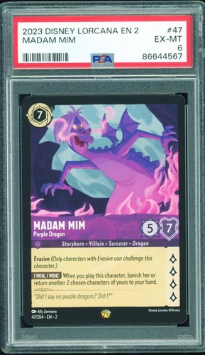 Madam Mim - Purple Dragon graded PSA 6 for sale on eBay