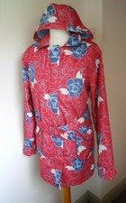 Gelert - Floral Coat / Mac / Jacket - Size 12 - Detachable Hood