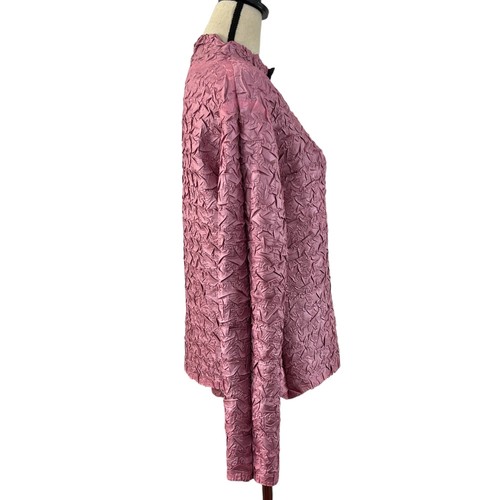 Chaqueta arrugada vintage reversible ligera manga larga talla grande - Imagen 5 de 8