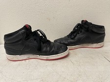 Nike Mens Court Vision Mid CD5466-005 Black Basketball Shoes Sneakers Size 10.5