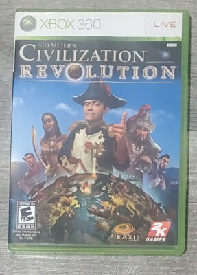 Sid Meier's Civilization Revolution (Microsoft Xbox 360, 2008) 