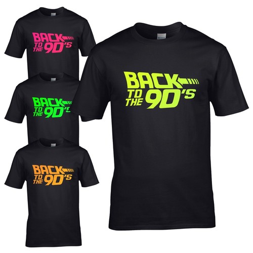 Fancy Dress Neon Print Love 90s Party 