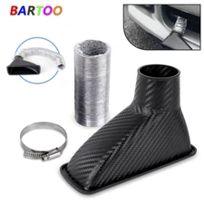 Universal Car Front Bumper Turbo Air Intake Pipe Turbine Inlet Pipe Funnel Kit