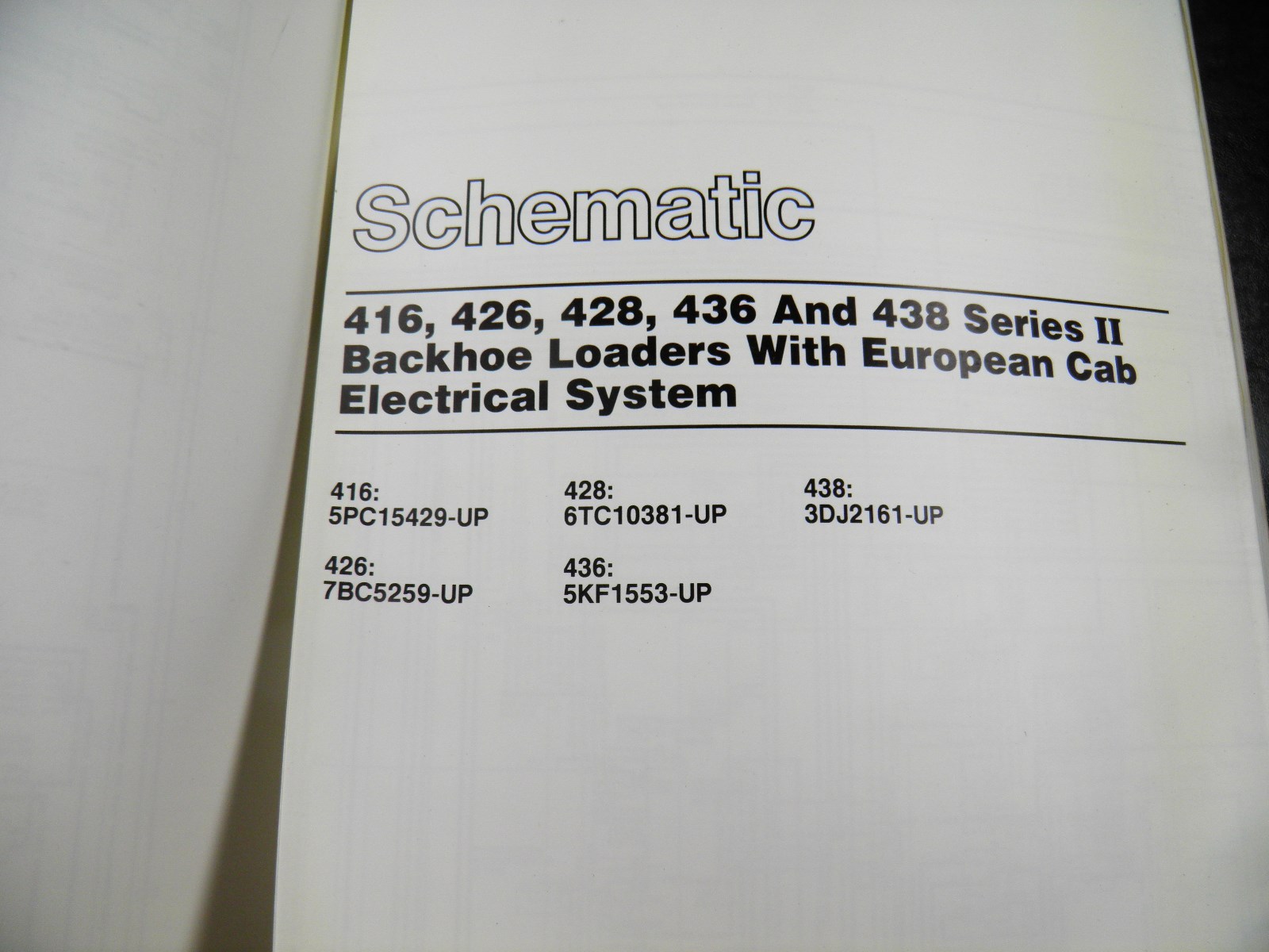 CAT Caterpillar 428 438 & II Service Shop Repair Manual Tractor Backhoe  Loader | eBay