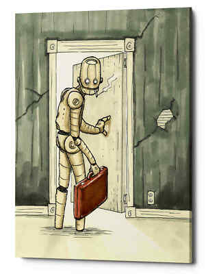 Epic Graffiti ''I'll Be Back'' by Craig Snodgrass, Giclee Canvas Wall Art