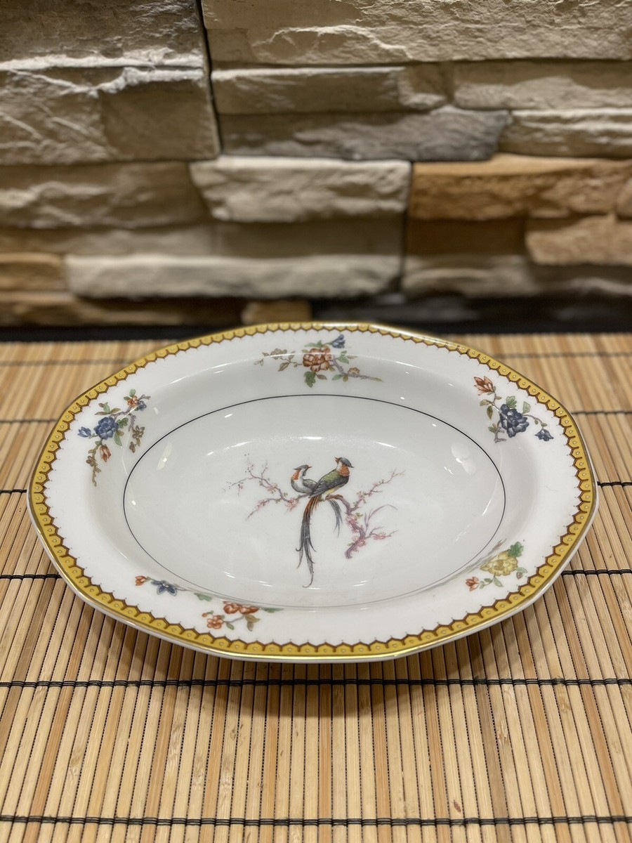 Theodore Haviland Limoges France Oval Vegetable Bowl, 9 3/8” L X 2