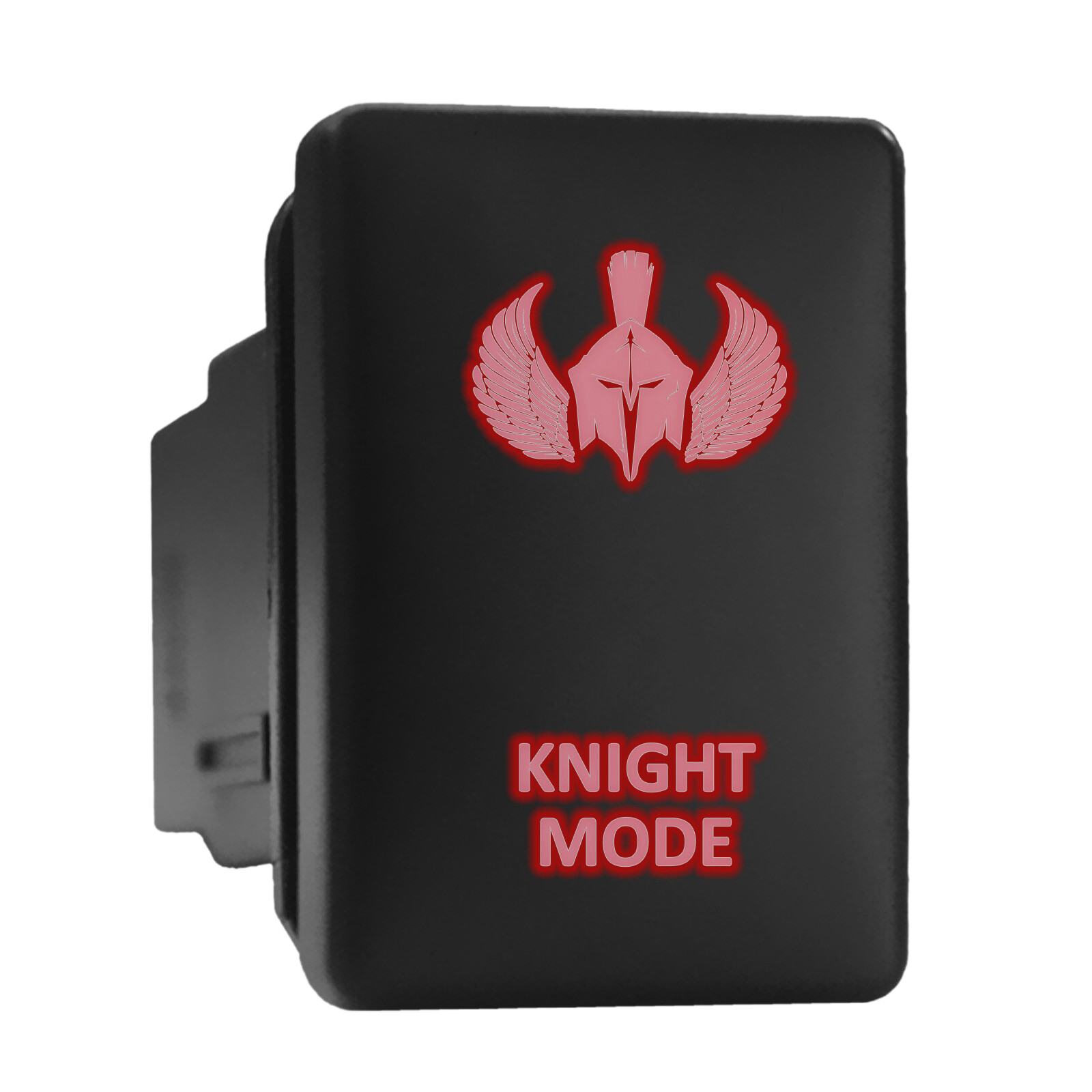 Red Backlit Short Push-In Switch for Toyota - KNIGHT MODE 1.28
